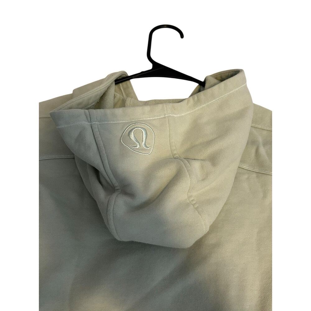 Lululemon Hoodie Womens 6 Mint Scuba Light Cotton Fleece Sweatshirt Heathered - Picture 12 of 12
